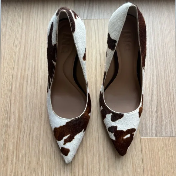 Cow-Print Pumps - Picture 2 of 4